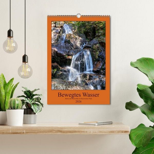 Produktbild: Bewegtes Wasser (Wandkalender 2026 DIN A3 hoch), CALVENDO Monatskalender