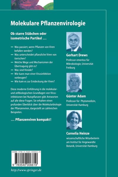 Produktbild: Molekulare Pflanzenvirologie