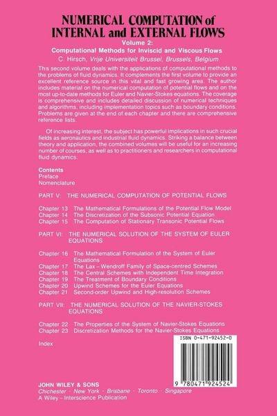Produktbild: Numerical Computation of Internal and External Flows, Volume 2