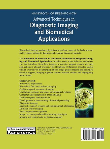 Produktbild: Handbook of Research on Advanced Techniques in Diagnostic Imaging and Biomedical Applications