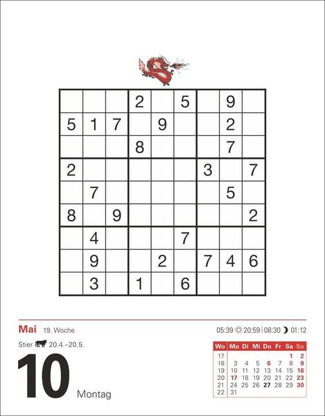 Produktbild: Sudoku Tagesabrei&szlig;kalender 2027 - Das Kult-R&auml;tsel aus Japan