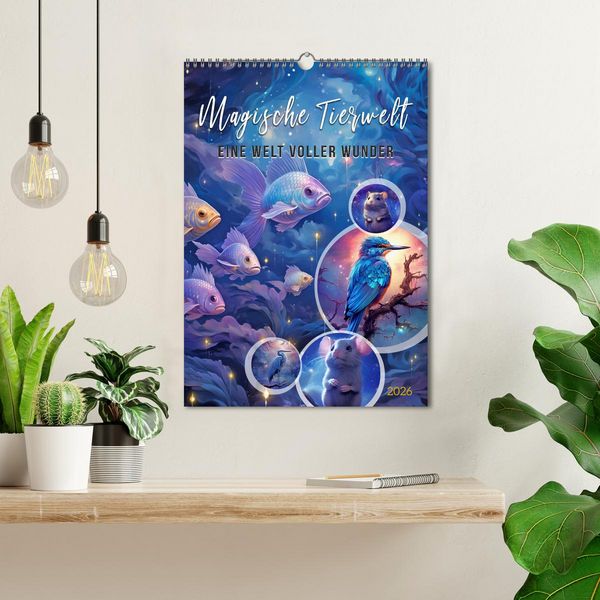 Produktbild: Magische Tierwelt (Wandkalender 2026 DIN A3 hoch), CALVENDO Monatskalender