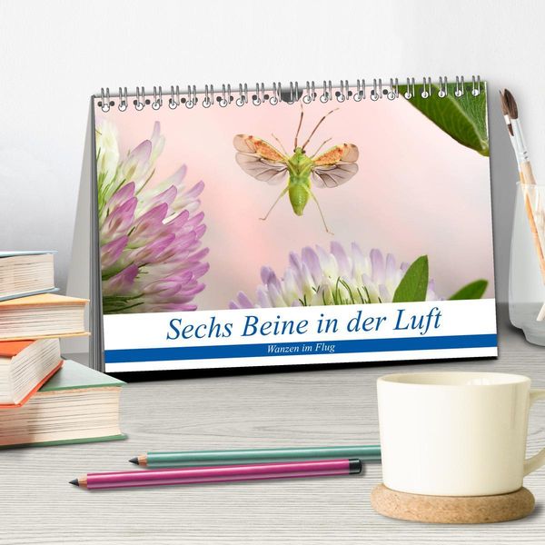 Produktbild: Sechs Beine in der Luft - Wanzen im Flug (Tischkalender 2026 DIN A5 quer), CALVENDO Monatskalender