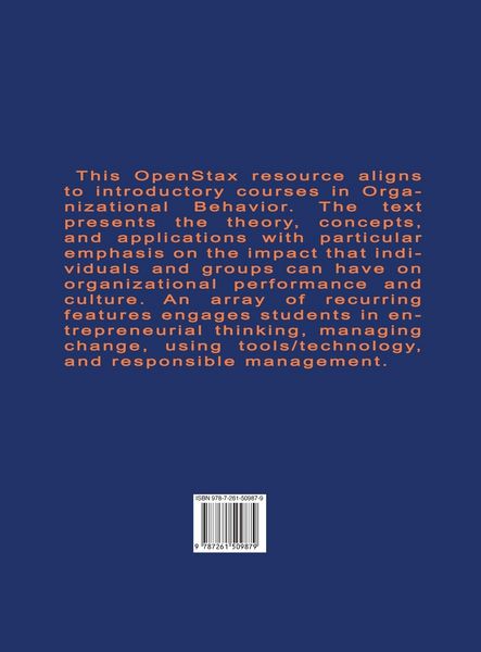 Produktbild: Organizational Behavior