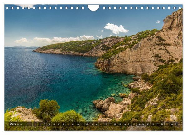 Produktbild: Zakynthos - Griechische Idylle im Ionischen Meer (Wandkalender 2026 DIN A4 quer), CALVENDO Monatskalender