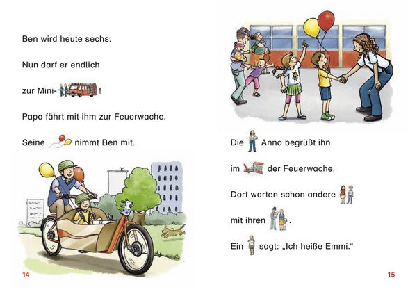 Produktbild: Duden Leseprofi &ndash; Mit Bildern lesen lernen: Einsatz bei Feuerwehr und Polizei