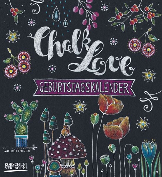 Produktbild: Geburtstagskalender Chalk Love