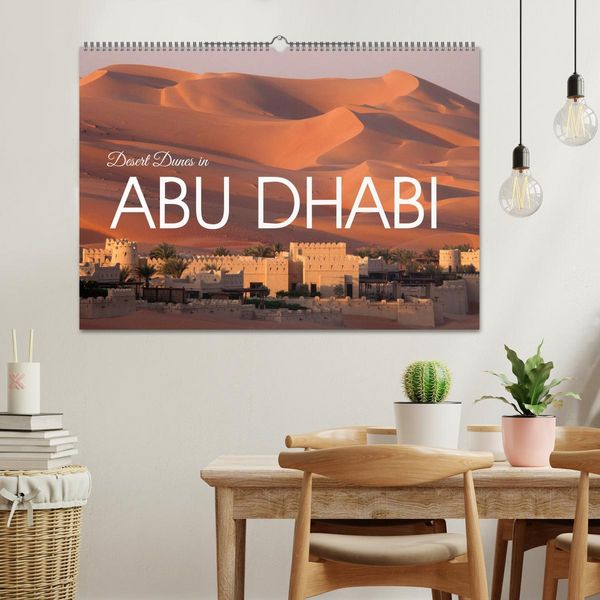 Produktbild: Desert dunes in Abu Dhabi (Wall Calendar 2026 DIN A2 landscape), CALVENDO 12 Month Wall Calendar