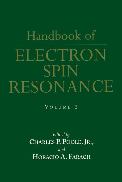 Produktbild: Handbook of Electron Spin Resonance