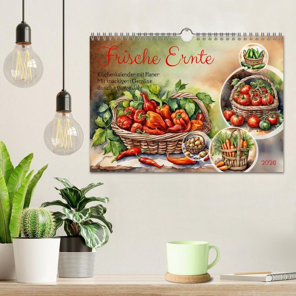 Produktbild: Frische Ernte (Wandkalender 2026 DIN A4 quer), CALVENDO Monatskalender