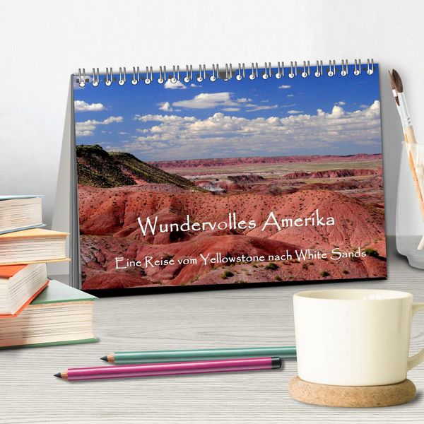 Produktbild: Wundervolles Amerika (Tischkalender 2026 DIN A5 quer), CALVENDO Monatskalender