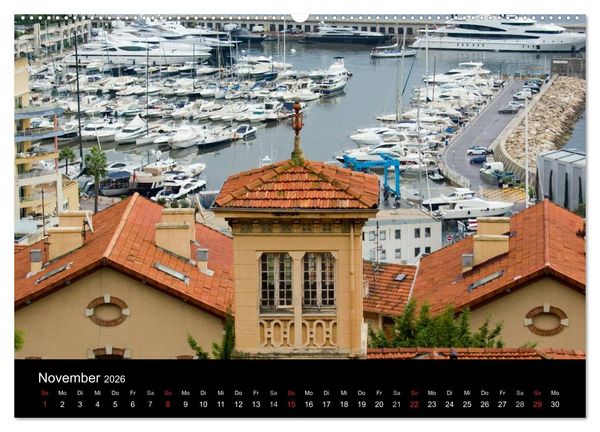 Produktbild: Faszination Monaco (Wandkalender 2026 DIN A2 quer), CALVENDO Monatskalender