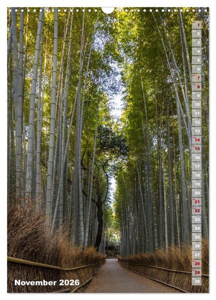 Produktbild: THE MAGIC OF JAPAN Charming impressions (Wall Calendar 2026 DIN A3 portrait), CALVENDO 12 Month Wall Calendar