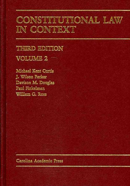 Produktbild: Constitutional Law in Context