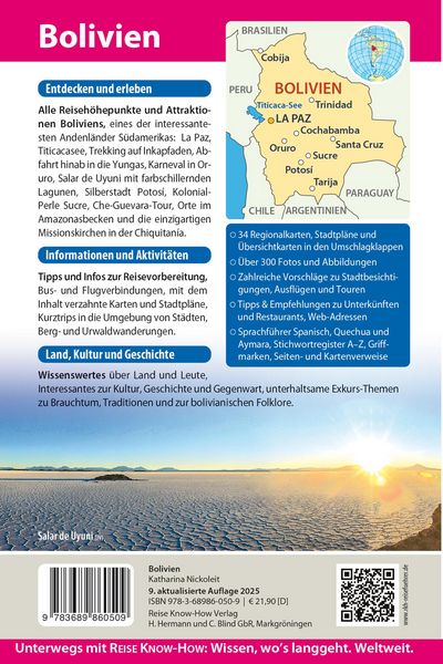 Produktbild: Reise Know-How Reisef&uuml;hrer Bolivien