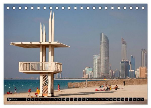 Produktbild: Emirat Abu Dhabi (Tischkalender 2026 DIN A5 quer), CALVENDO Monatskalender