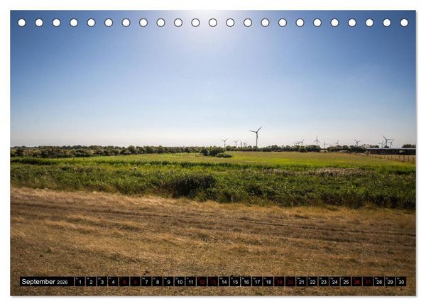 Produktbild: Insel Fehmarn - Impressionen eines Sommertages an der Ostsee (Tischkalender 2026 DIN A5 quer), CALVENDO Monatskalender