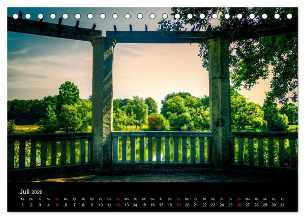 Produktbild: Dessau - Kulturlandschaft (Tischkalender 2026 DIN A5 quer), CALVENDO Monatskalender