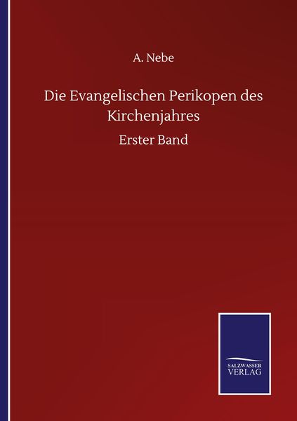 Produktbild: Die Evangelischen Perikopen des Kirchenjahres