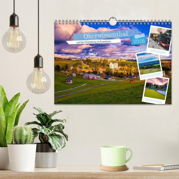 Produktbild: Oberwiesenthal und der Fichtelberg im Erzgebirge (Wandkalender 2026 DIN A4 quer), CALVENDO Monatskalender