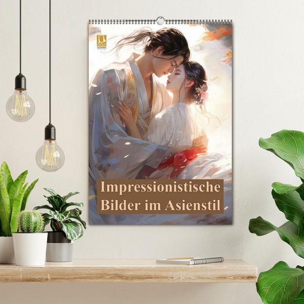 Produktbild: Impressionistische Bilder im Asienstil (Wandkalender 2026 DIN A2 hoch), CALVENDO Monatskalender