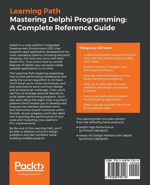 Produktbild: Mastering Delphi Programming