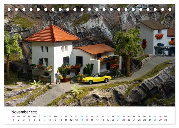 Produktbild: Bella Italia im Modell (Tischkalender 2026 DIN A5 quer), CALVENDO Monatskalender