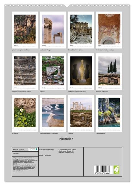 Produktbild: Kleinasien (hochwertiger Premium Wandkalender 2026 DIN A2 hoch), Kunstdruck in Hochglanz