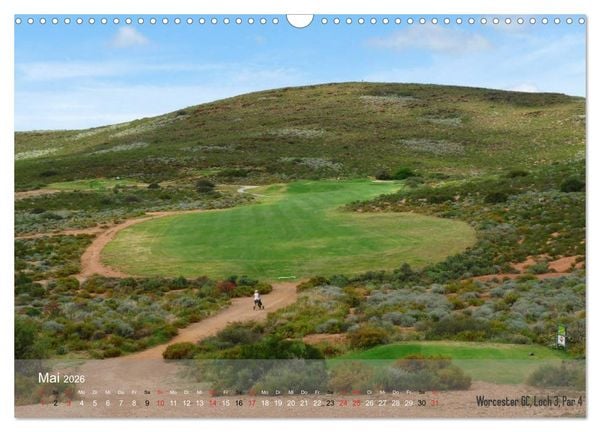 Produktbild: Golfpl&auml;tze Kapstadt - Cape Winelands und Overberg (Wandkalender 2026 DIN A3 quer), CALVENDO Monatskalender