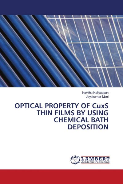 Produktbild: Optical Property Of Cuxs Thin Films By Using Chemical Bath Deposition