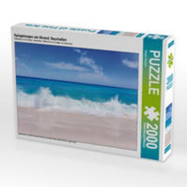 CALVENDO Puzzle Spiegelungen am Strand, Seychellen | 2000 Teile Lege-Größe 90 × 67 cm Foto-Puzzle für glückliche Stunden