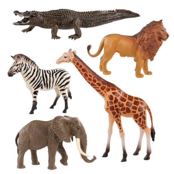 Produktbild: Idena Figuren Set Zootiere 10cm 5 St&uuml;ck