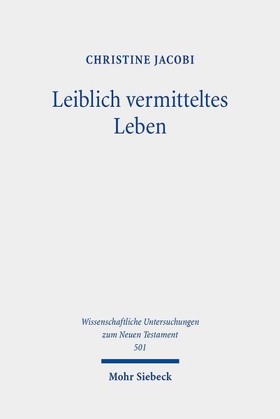Produktbild: Leiblich vermitteltes Leben