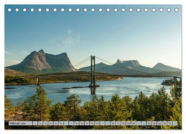 Produktbild: Sommer in Norwegen (Tischkalender 2026 DIN A5 quer), CALVENDO Monatskalender