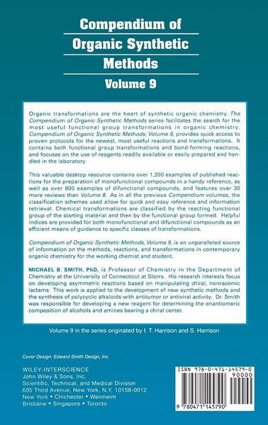 Produktbild: Compendium of Organic Synthetic Methods
