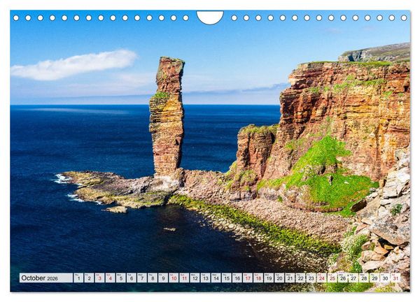 Produktbild: Scotland's Northern Isles - The Orkney and Shetland Islands (Wall Calendar 2026 DIN A4 landscape), CALVENDO 12 Month Wall Calendar
