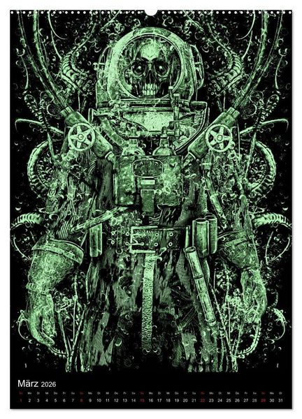 Produktbild: BLOODBOY/DARK ILLUSTRATION (Wandkalender 2026 DIN A2 hoch), CALVENDO Monatskalender
