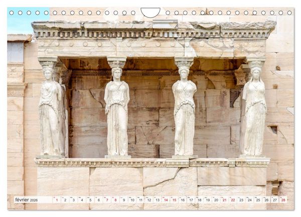 Produktbild: Gr&egrave;ce antique et Architecture (Calendrier mural 2026 DIN A4 vertical), CALVENDO calendrier mensuel