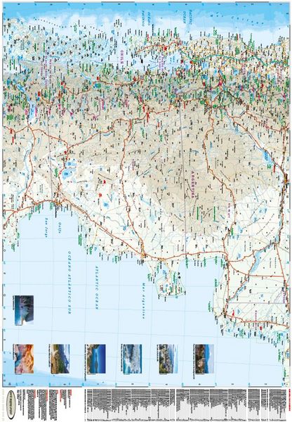 Produktbild: Reise Know-How Landkarte Patagonien, Feuerland / Patagonia, Tierra del Fuego (1:1.400.000)
