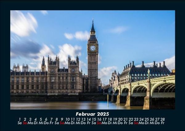 Produktbild: London 2025 Fotokalender DIN A5