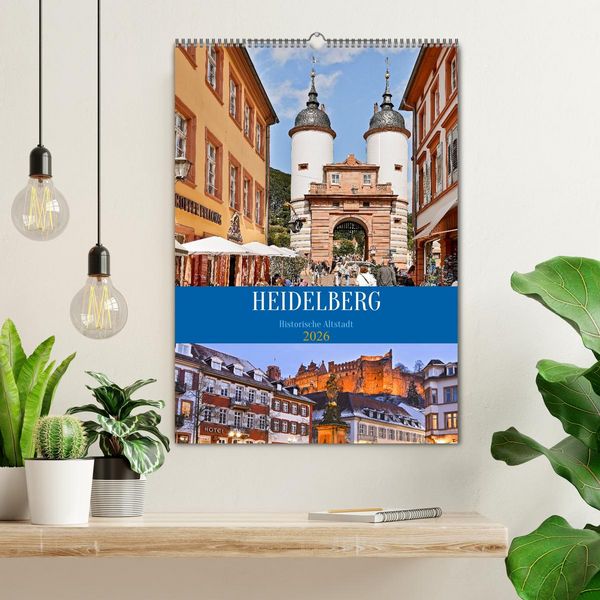 Produktbild: Heidelberg - Historische Altstadt (Wandkalender 2026 DIN A2 hoch), CALVENDO Monatskalender