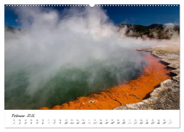 Produktbild: Neuseeland - Streifzug &uuml;ber die Nordinsel / CH-Version (Wandkalender 2026 DIN A2 quer), CALVENDO Monatskalender