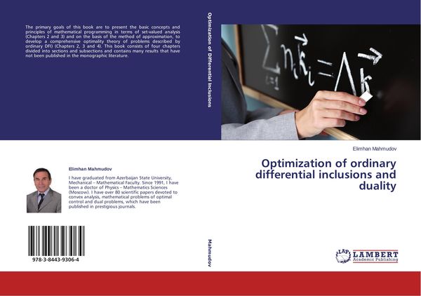 Produktbild: Optimization of ordinary differential inclusions and duality