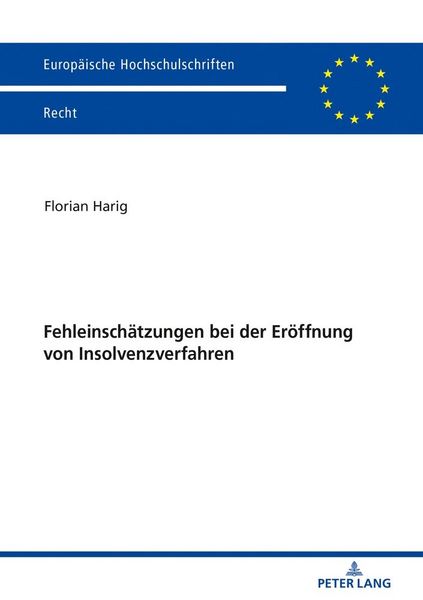 Produktbild: Fehleinsch&auml;tzungen bei der Er&ouml;ffnung von Insolvenzverfahren