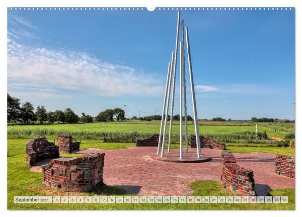 Produktbild: K&uuml;stenzauber Butjadingen (hochwertiger Premium Wandkalender 2027 DIN A2 quer), Kunstdruck in Hochglanz