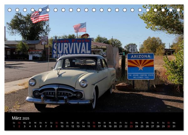 Produktbild: West of Midpoint (Tischkalender 2025 DIN A5 quer), CALVENDO Monatskalender