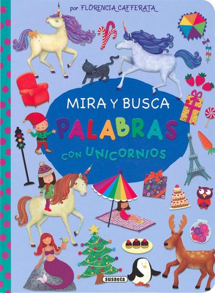 Produktbild: Mira y busca palabras con unicornios
