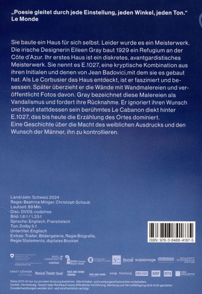 Produktbild: E.1027 - Eileen Gray und das Haus am Meer (OmU)