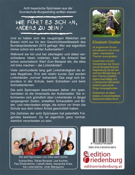 Produktbild: Die Geschichte von der linken Hand. 8 Sp&uuml;rnasen auf Zeitreise