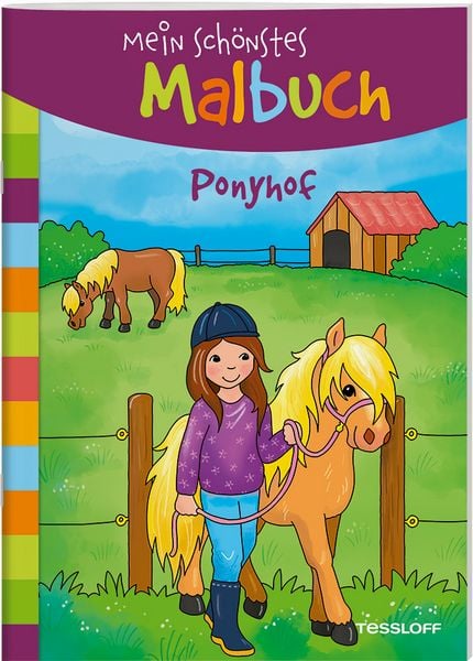 Produktbild: Mein sch&ouml;nstes Malbuch. Ponyhof